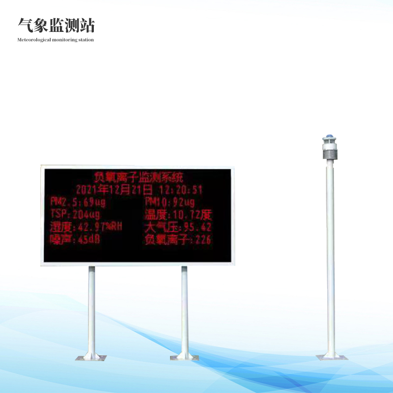 大氣負氧離子監測系統